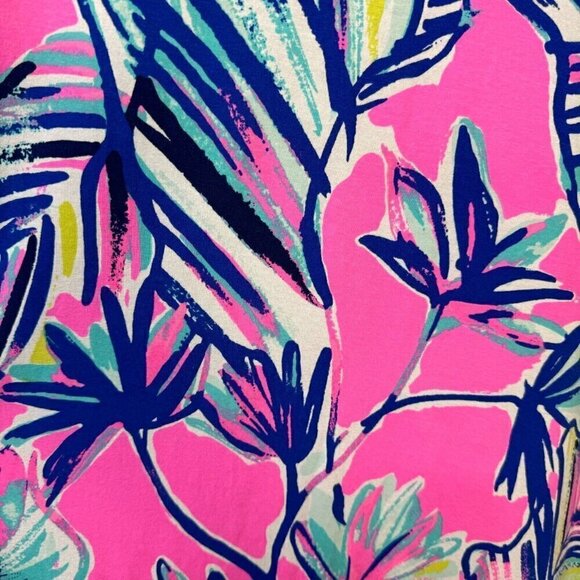 Lilly Pulitzer Cabana Crazed Floral Somerset Cold Shoulder Mini Dress Size XS - Picture 5 of 11